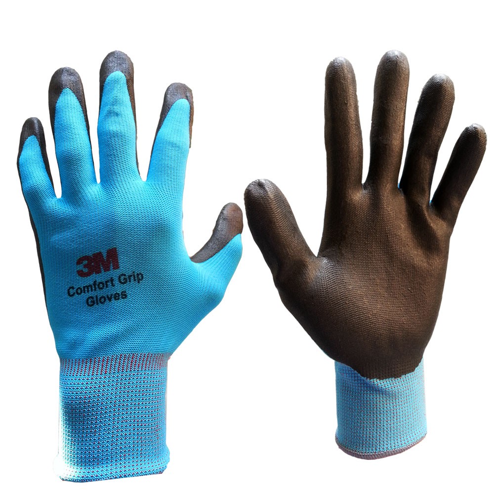 Găng tay bảo vệ cao cấp 3M Comfort Grip Gloves (Xanh da trời) size L