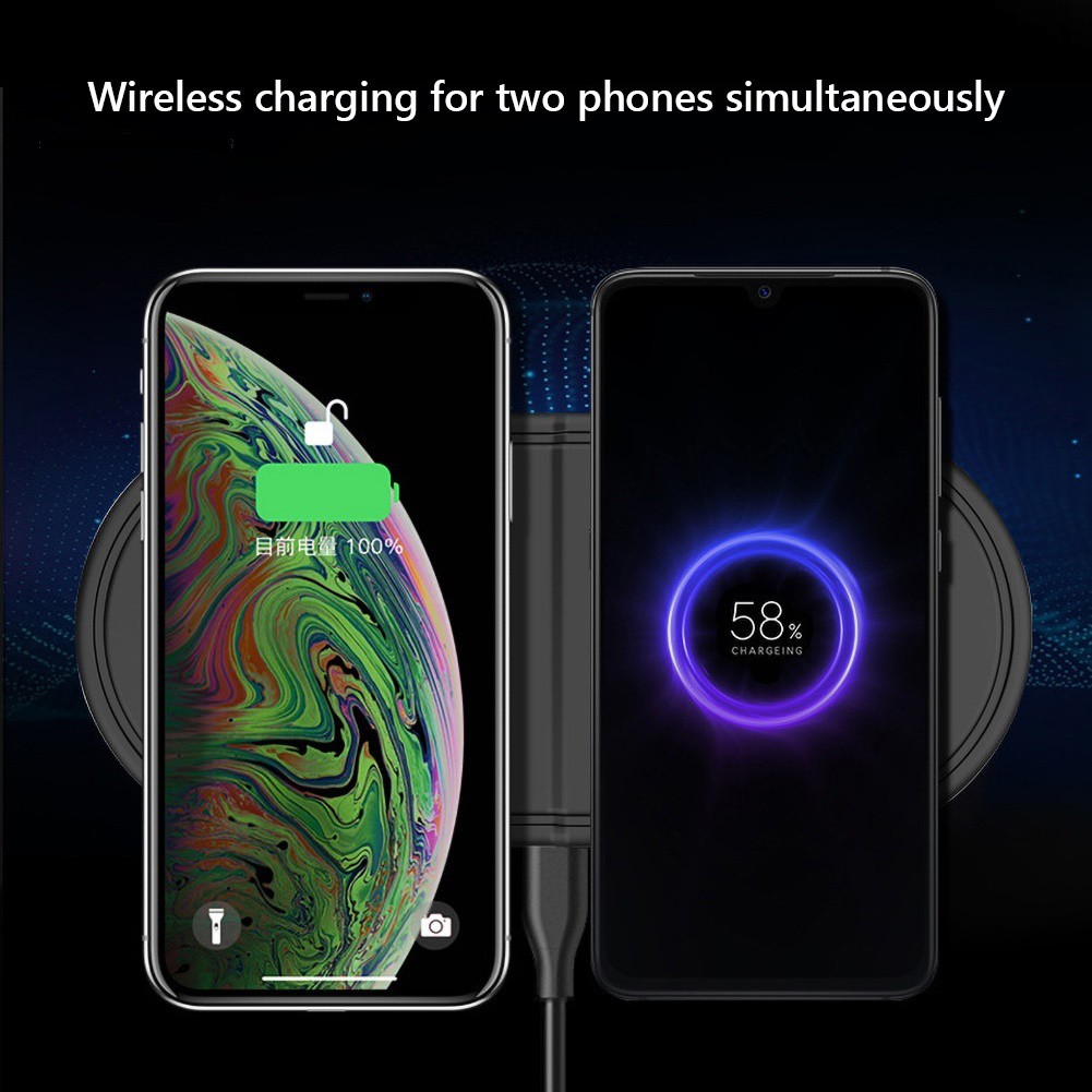 【OPHE】3 in 1 Wireless Charger Fast Charging Pad Dock Stand for iPhone i-Watch Earphone