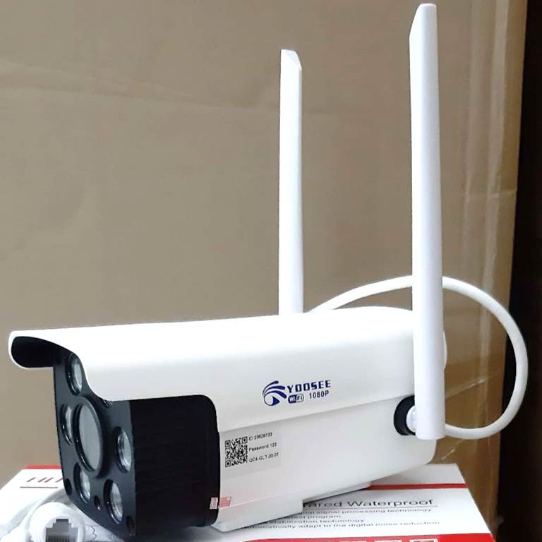 Camera IP Wifi Trong nhà Ngoài trời Yoosee 2 Râu FullHD 1080P 6 LED trợ sáng đàm thoại 2 chiều | BigBuy360 - bigbuy360.vn