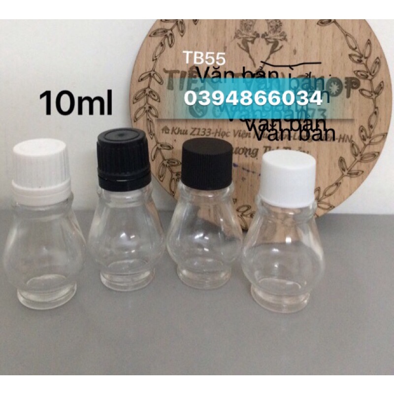 Lọ thuỷ tinh bầu mini 10ml