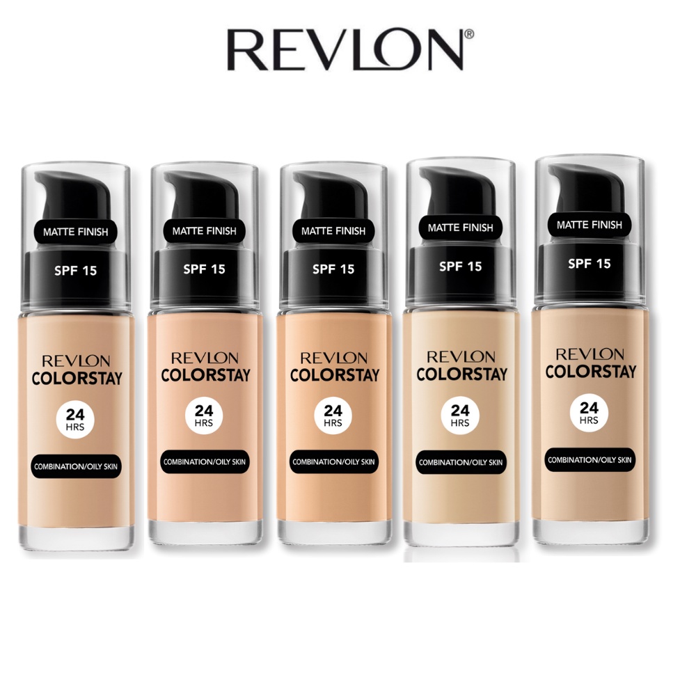 Kem nền che khuyết điểm Revlon Colorstay 24h SPF 15 cho da dầu, da khô (30ml)