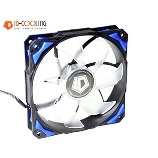 Quạt Fan Case 12cm ID Cooling PL-12025 B - Led dịu mắt, 2200RPM, Chạy êm