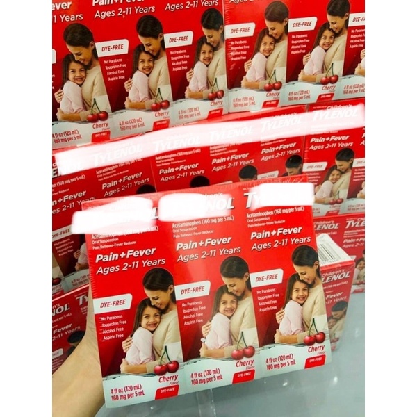 Siro T màu đỏ Mỹ cho bé 2y+