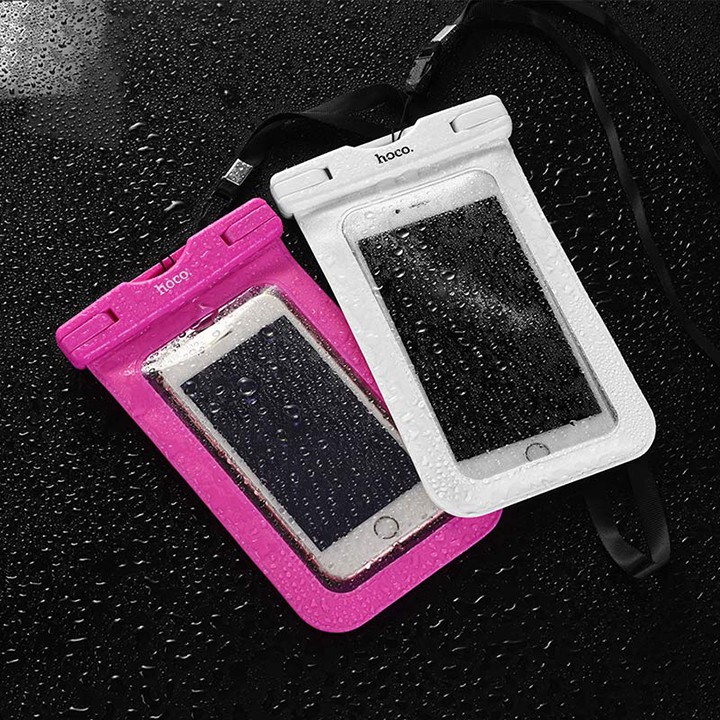 Túi đựng điện thoại chống nước Hoco Common nhựa cao cấp, an toàn khi đi biển, tương thích nhiều thiết bị | BigBuy360 - bigbuy360.vn
