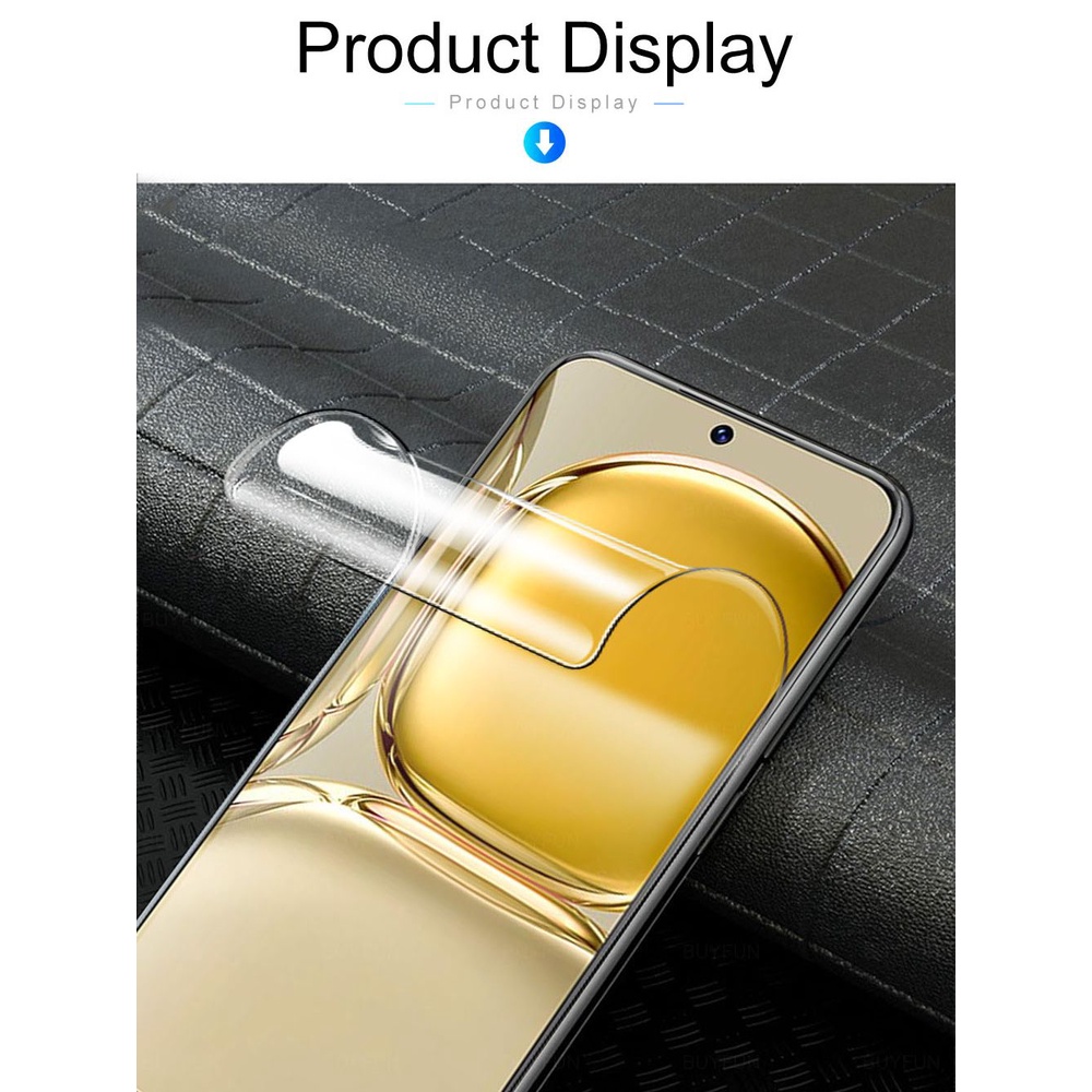 Bộ 4 Kính Cường Lực Hydrogel Bảo Vệ Màn Hình Cho Huawei P50 P50 Pro P 50 P50Pro P50 4G