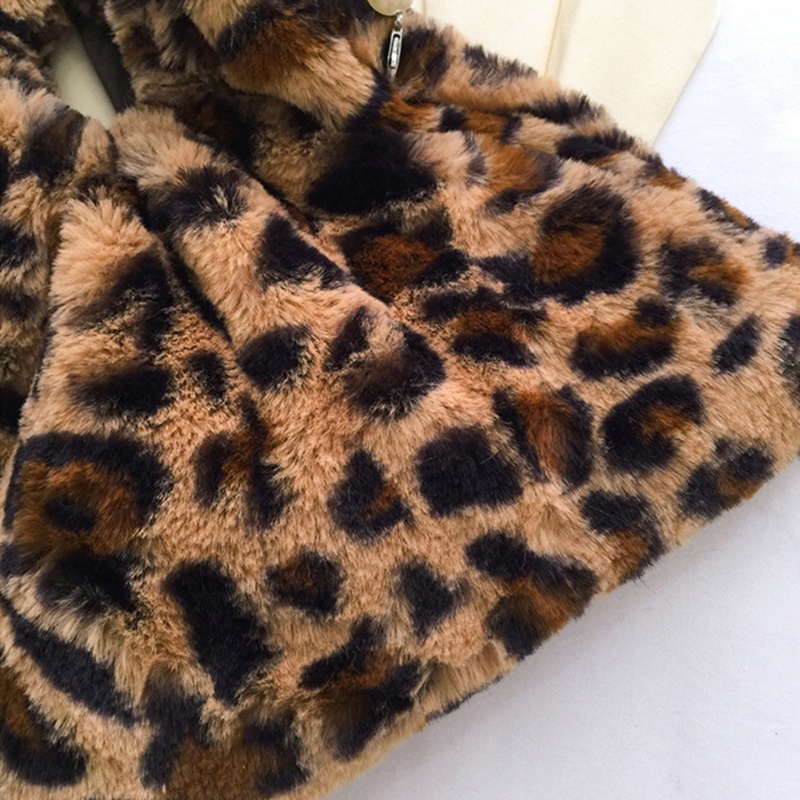 Túi Xách Đeo Vai Bằng Vải Bông Mềm Đính Ngọc Trai Họa Tiết Da Báo Sức Chứa Lớn Thời Trang Cho Nữ