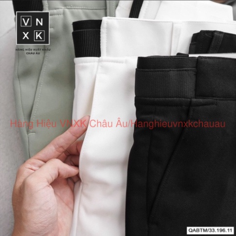 Quần Tây Âu Nam Lưng Thun SlimFit BENTINO 3 MÀU co giãn nhẹ mát sang trọng Cao Cấp Hàng Xuất Xịn