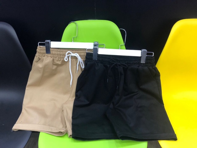Quần short kaki BOIN STORE, Quần đùi ngố kaki có 3 màu trắng - đen - kem cho cả nam và nữ _Hình Thật