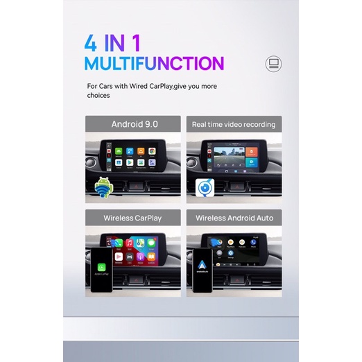 Carplay Android tích hợp camera hành trình CPC200-Tbox AR, Camera hành trình tích hợp Carplay Android Tbox AR