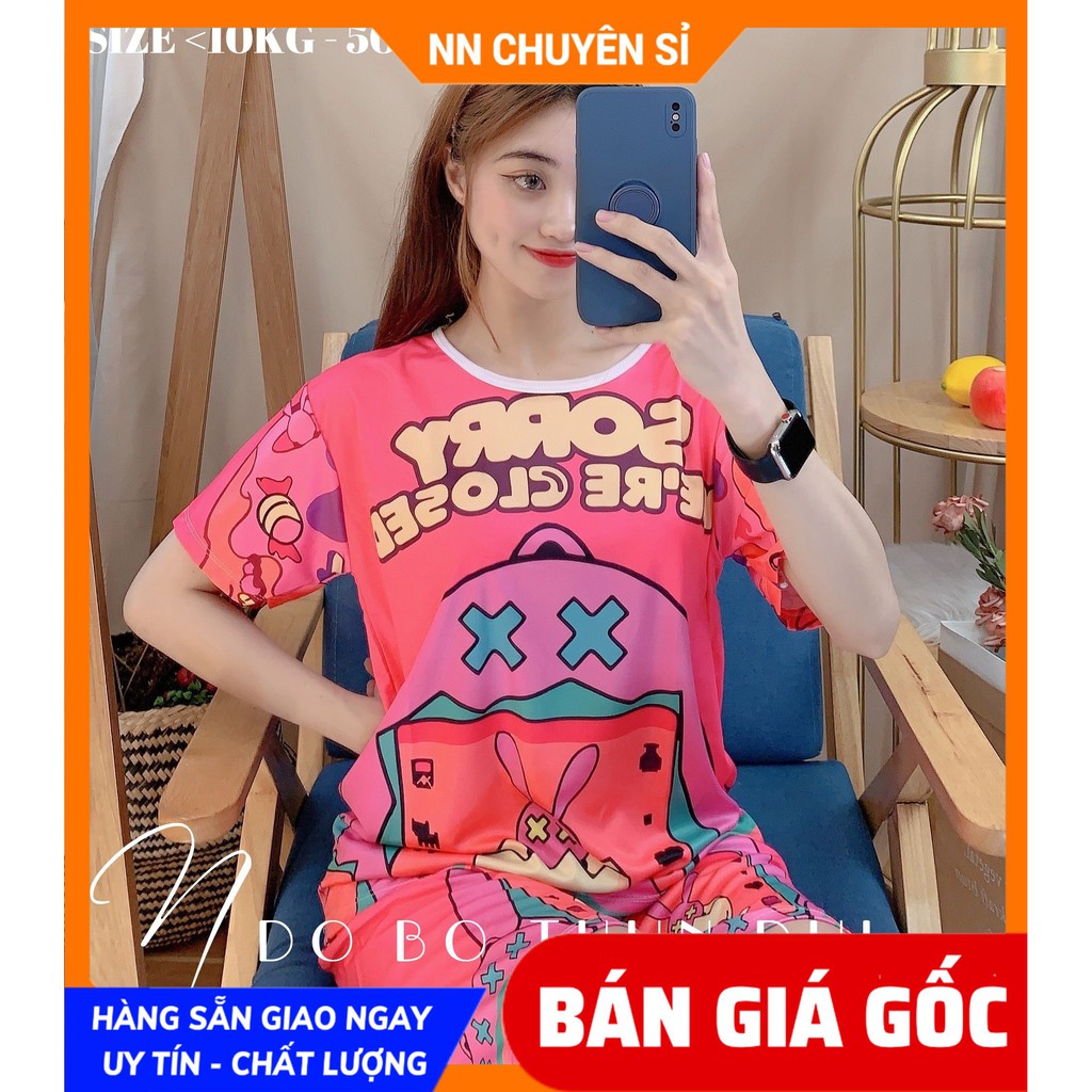 Set bộ bé gái từ 5 ký đến 46 ký vải thun mềm mịn mát co giãn tốt hoạt hình bò sữa bé dâu dễ thương DBRBD SIZE 4 ĐẾN M