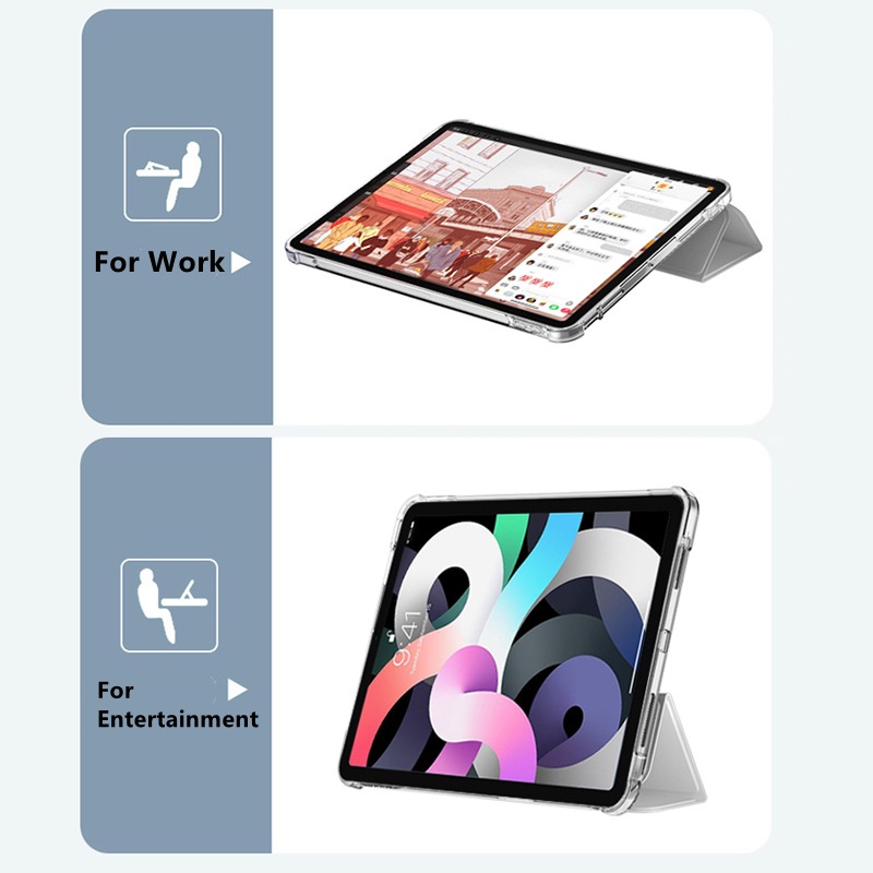 Bao da máy tính bảng Dllencase A199 có ngăn đựng bút thích hợp cho iPad 2021 Pro 11 2019 2020 10.2 7/8 2018 9.7 5/6