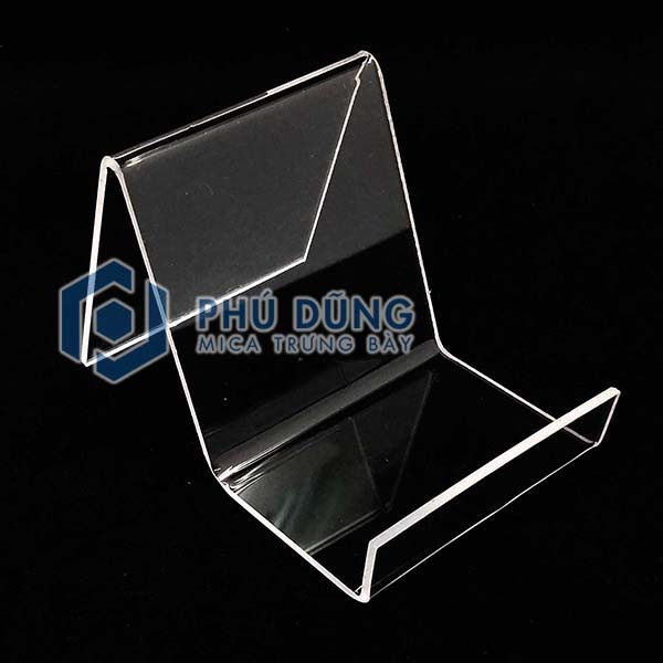 Kệ Đế Mica TRONG SUỐT Trưng Bày Bóp Ví Nam - Combo 10 cái