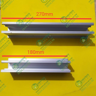 Thanh rail nhôm mini chuyên dụng đỡ pin mặt trời