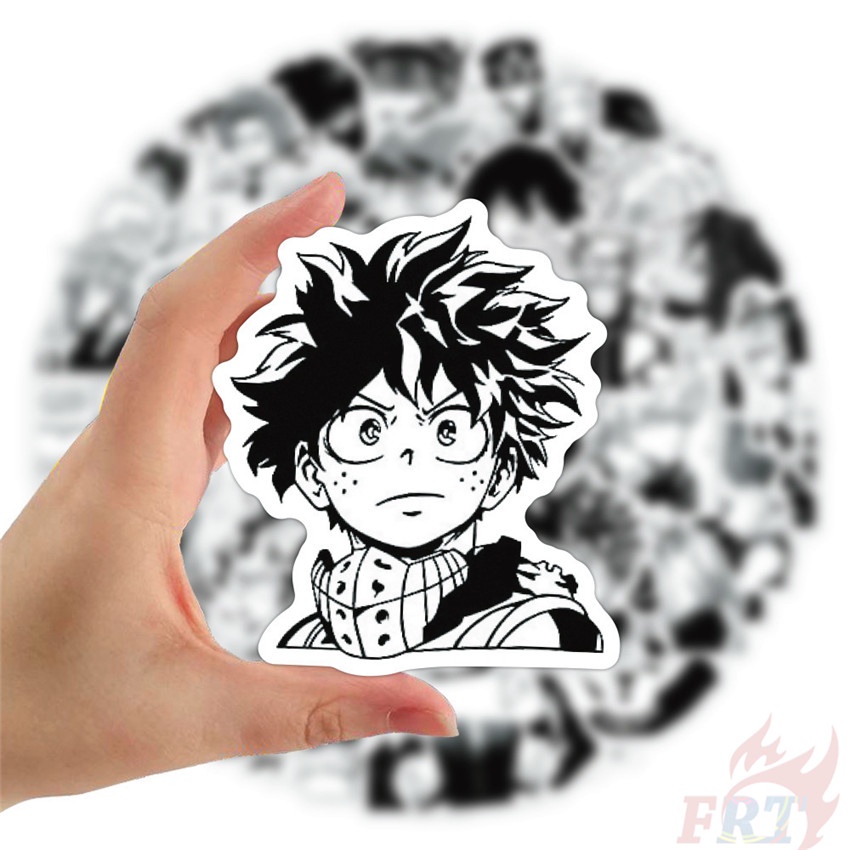 Set 100 miếng dán trang trí chống thấm nước họa tiết hoạt hình đáng yêu