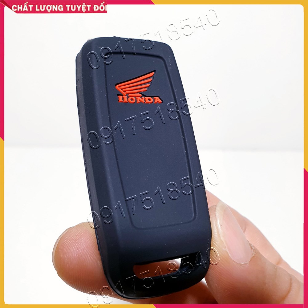 Bọc Chìa Khóa Smartkey Vision 2021 (Logo HONDA) - Bọc khóa silicon