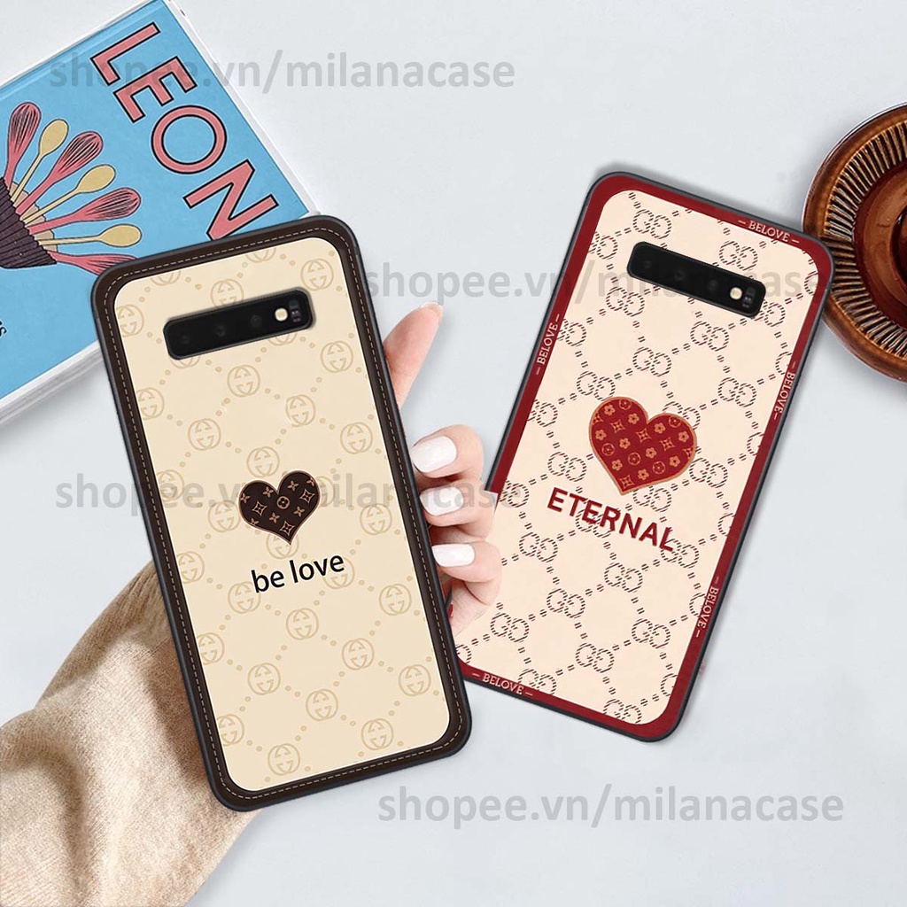 Ốp Samsung S10 / S10 5G / S10 Plus / S10+ hình trái tim be love tình yêu siêu đẹp, cá tính, thời trang