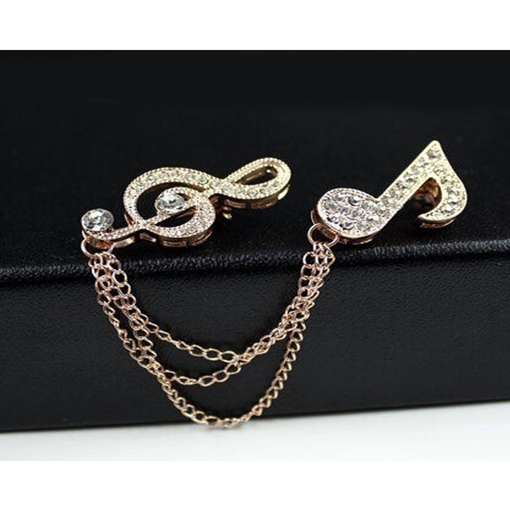 Ghim Cài Áo Hình Nốt Nhạc Thời Trang Cho Nam Nữ