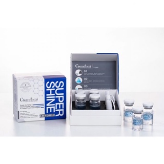 Tế Bào Gốc Căng Bóng Da CosmeHeal Super Shine Ampoule hộp 4 lọ Hàn Quốc