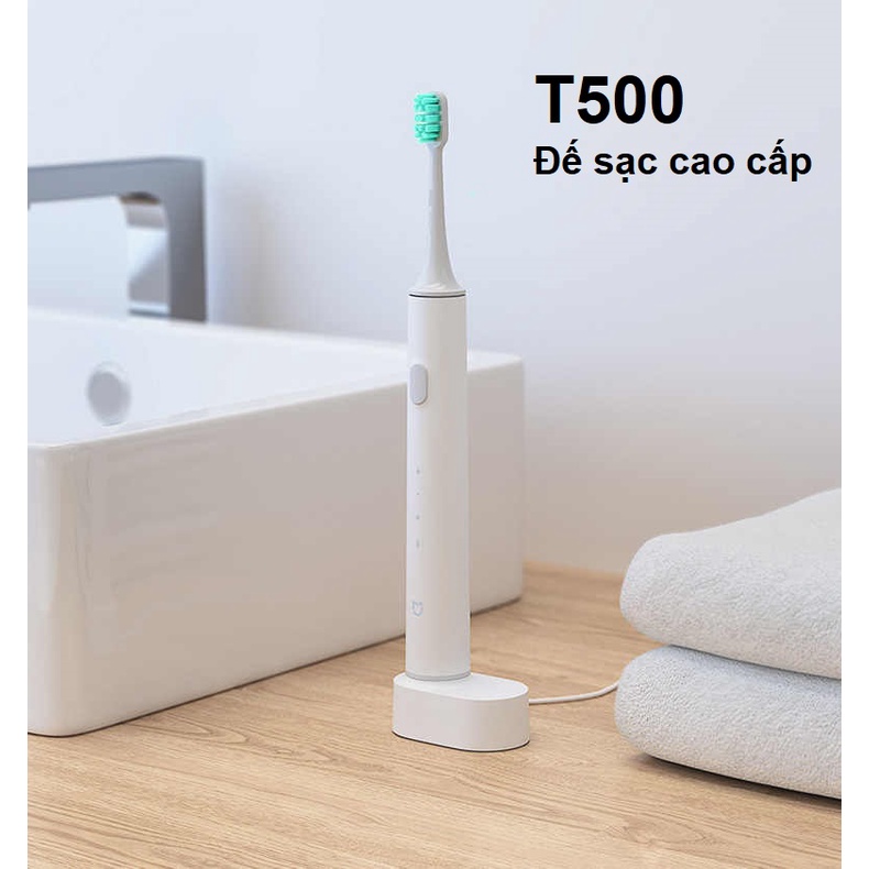 Bàn Chải Điện Xiaomi Mijia T300, Mijia T500 Cao Cấp, Chải Sạch Vượt Trội So Với Bàn Chải Thường