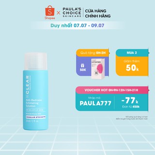 Dung dịch tẩy da chết ngừa mụn giảm sưng đỏ Paula's Choice CLEAR REGULAR STRENGTH WITH 2% SALICYLIC ACID 30 ml 6206