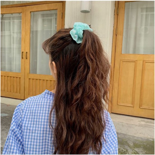 Dây Buộc Tóc Scrunchies, Dây Cột Tóc Nhiều Kiểu Xinh Xắn Vintage Dành Cho Nữ