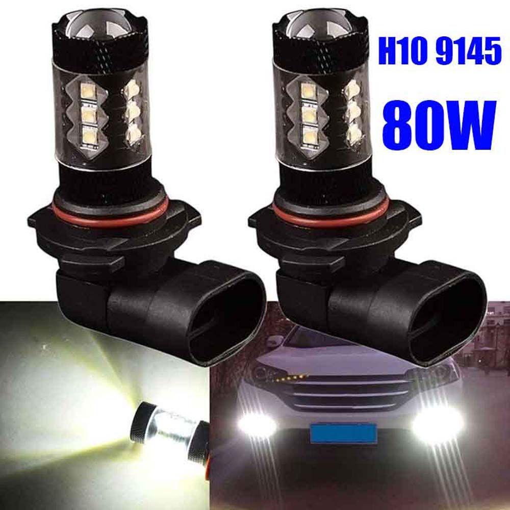 Đèn Pha Ánh Sáng Trắng DC 12V H10 9145 Thông Dụng Cho Xe Hơi