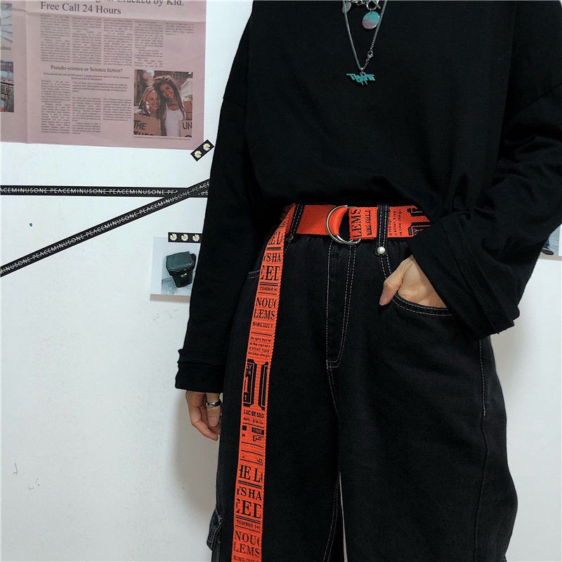 Thắt lưng vải canvas thời trang cá tính dành cho nam và nữ
