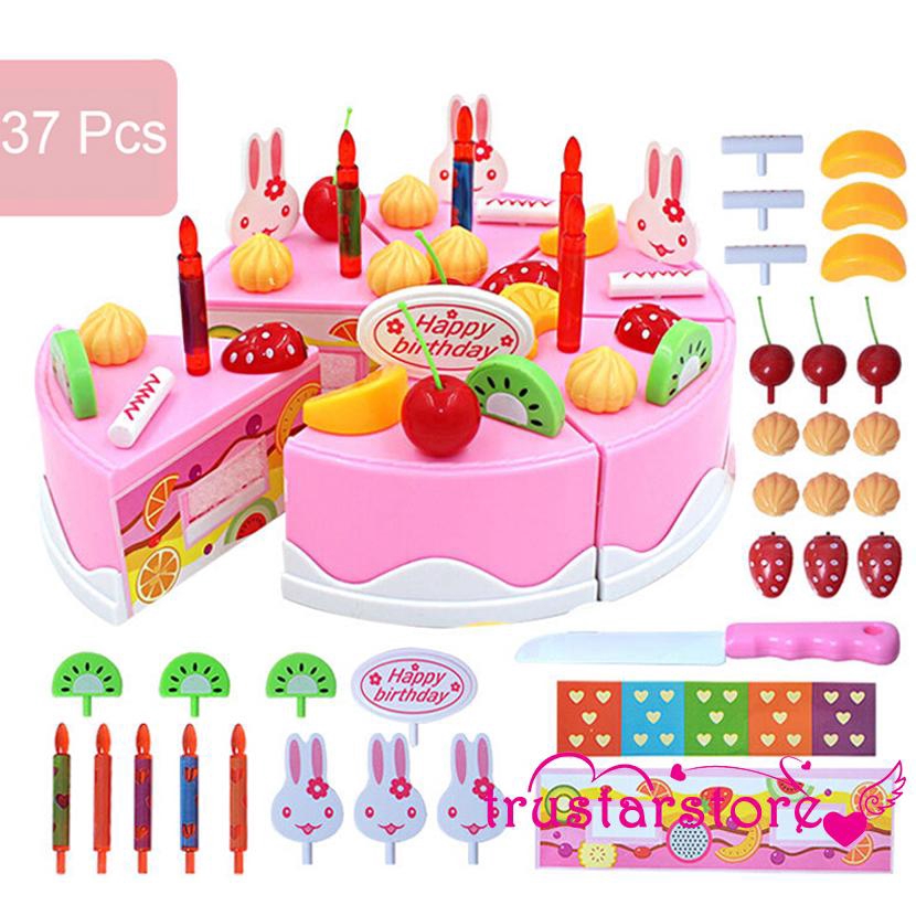 Set 37 món đồ chơi cắt bánh sinh nhật cho bé