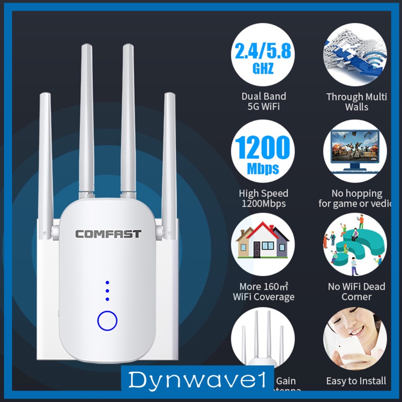 Thiết Bị Khuếch Đại Tín Hiệu Wifi Không Dây Dynwave1 1200mbps | BigBuy360 - bigbuy360.vn