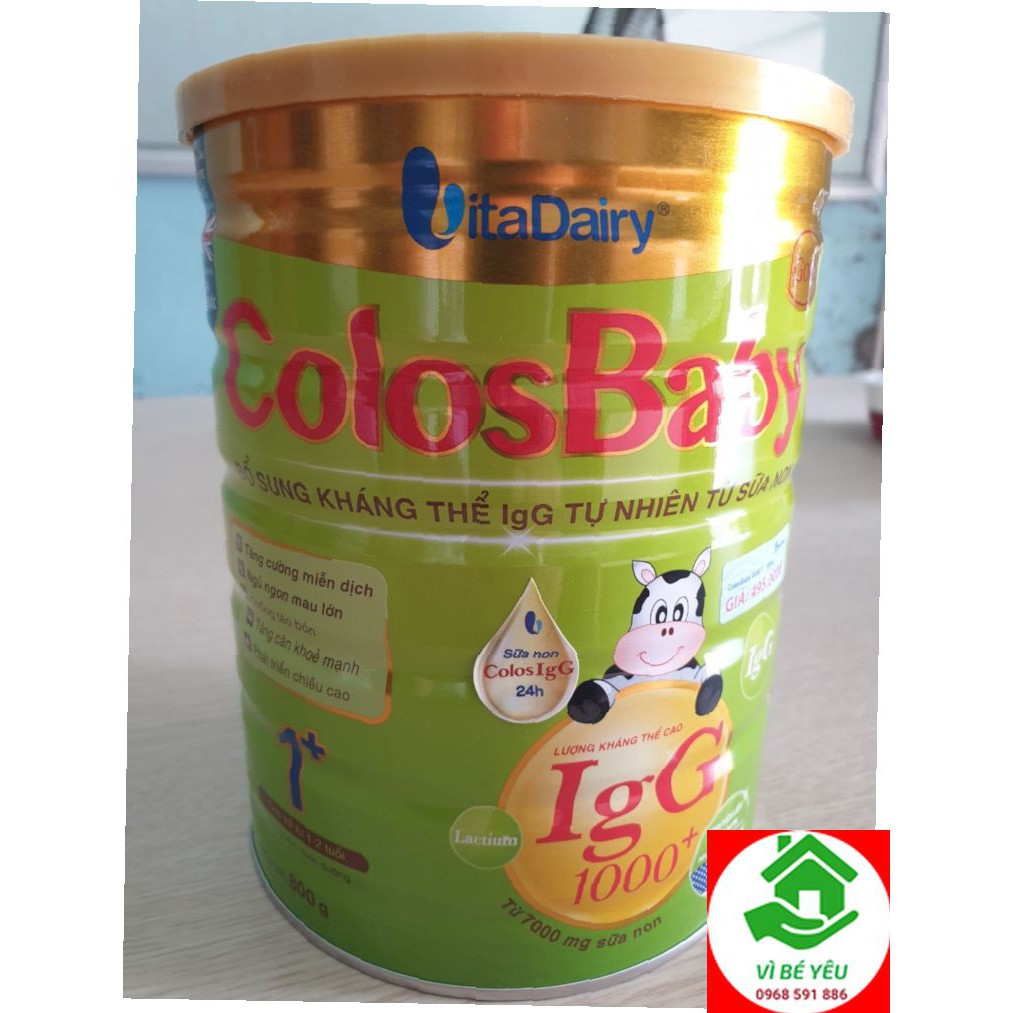 Sữa bột COLOSBABY GOLD 1+ 800G - Date 2023