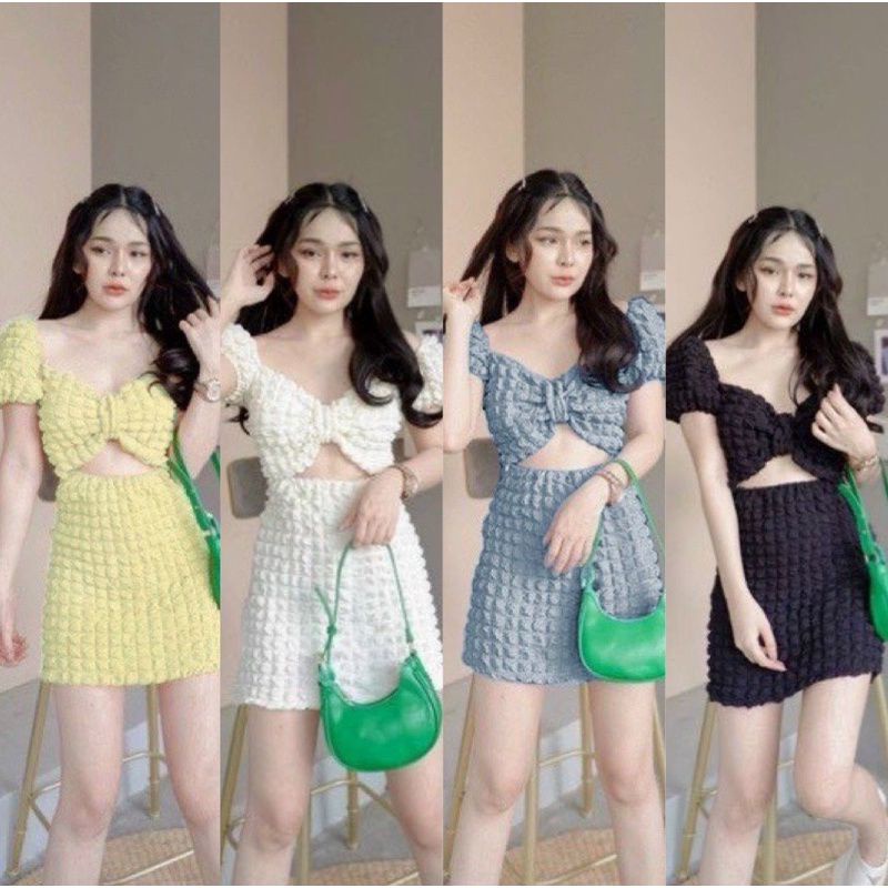 ĐẦM XỐP LỖ XINH NƠ CUT TAY PHỒNG