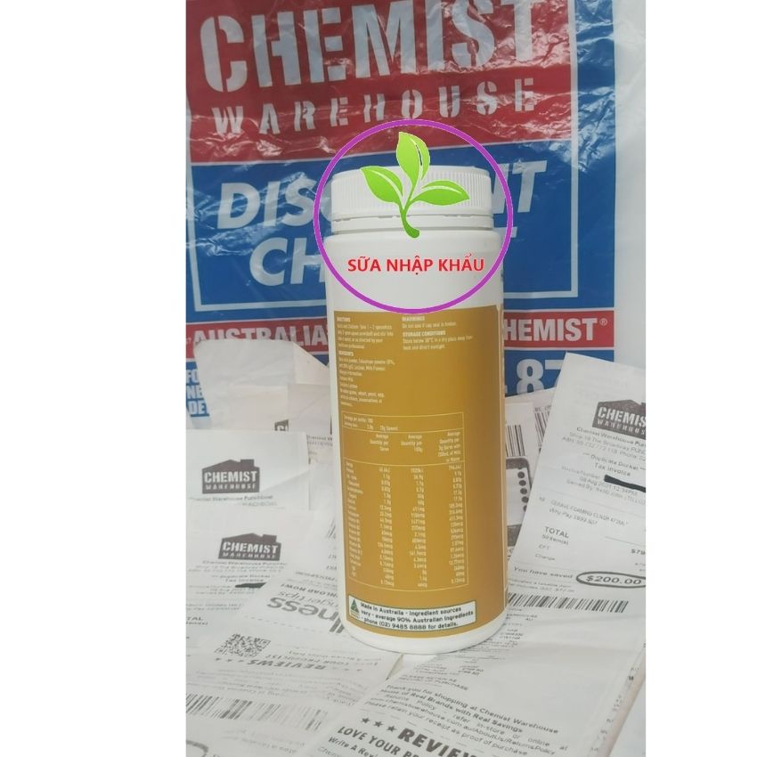Sữa bò non Healthy Care Colostrum Milk Powder 300g nhập khẩu Úc