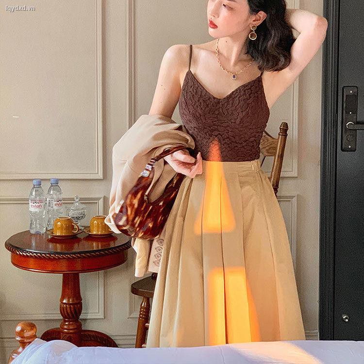 Váy thời trang phong cách retro xinh xắn dành cho nữ 2021