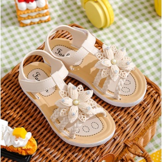 XẢ KHO DÉP SANDAL HOA QUAI DÁN SIÊU MỀM BÉ GÁI