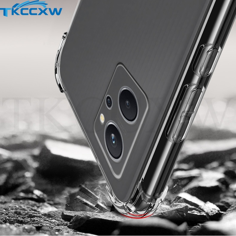 Ốp điện thoại Silicone Trong Suốt Chống Sốc Cho Realme C35 C31 8i 9i 9 Pro+ GT2 Pro Q3S Q3i GT Neo2 3 2T