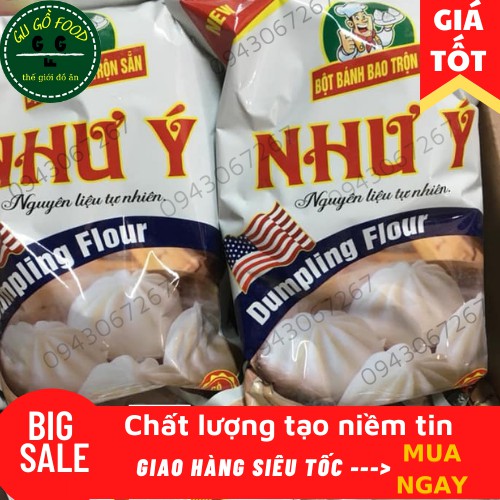 BỘT LÀM BÁNH BAO TRỘN SẴN LOẠI ĐẶC BIỆT (túi 1kg)