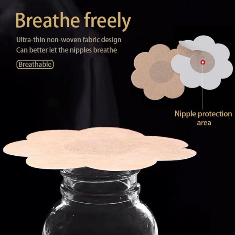 Set 50 Miếng Dán Ngực Vô Hình Dùng Một Lần Cho Nữ