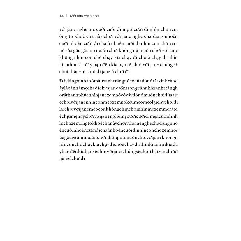 Sách Văn Học - Mắt Nào Xanh Nhất - Toni Morrison - NXB Phụ Nữ Việt Nam