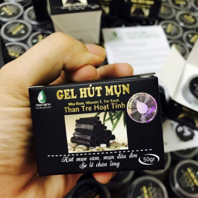 Gel hút mụn than tre hoạt tính