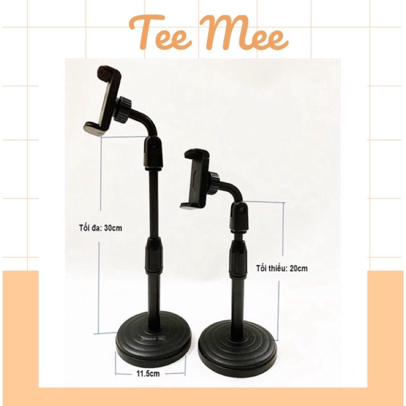 Giá đỡ điện thoại livestream xem video ổn định xoay 360 độ dùng để quay phim ghi hình đa dụng Educase