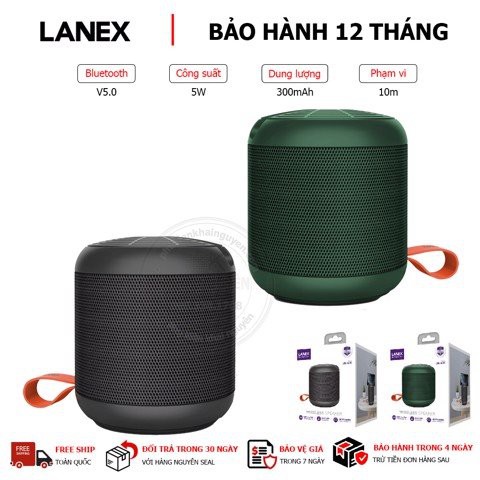 Loa Bluetooth LANEX W05 Chính hãng âm thanh cực hay bảo hành 12 tháng 1 đổi 1