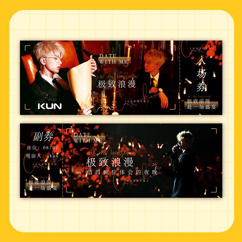 Set thẻ hình thần tượng âm nhạc minh tinh