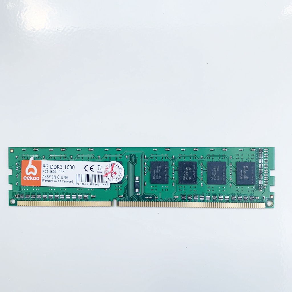 Ram PC Eekoo DDR3 4gb, DDR3 8gb bus 1600, DDR4 4GB-8GB bus 2666 New 100% BH 3 Năm