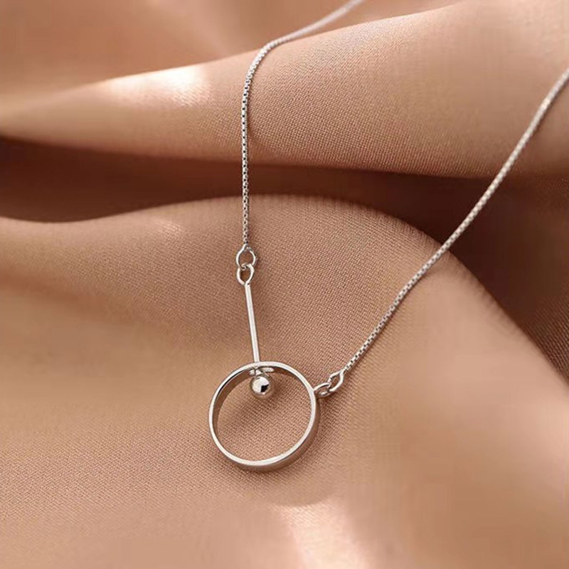 Flgo Vòng cổ Hợp Kim Mặt Tròn Thời Trang Cho Nữ