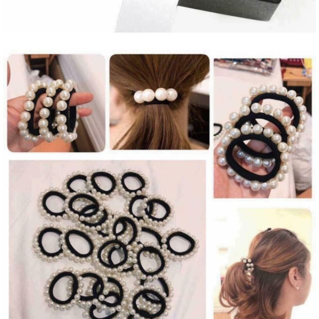 Dây buộc tóc hạt