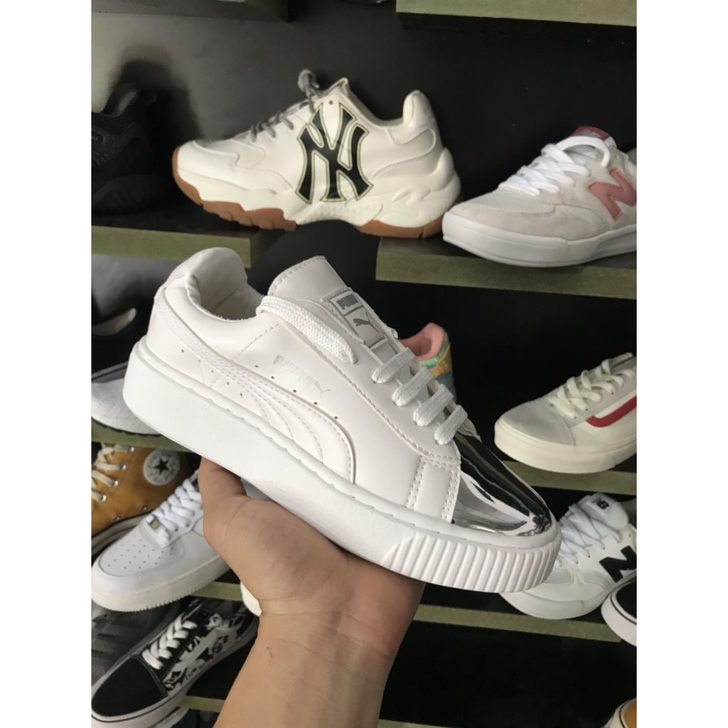 Giày thể thao,Giày sneaker,Giày 𝐏𝐮𝐦𝐚 mũi bạc vnxk