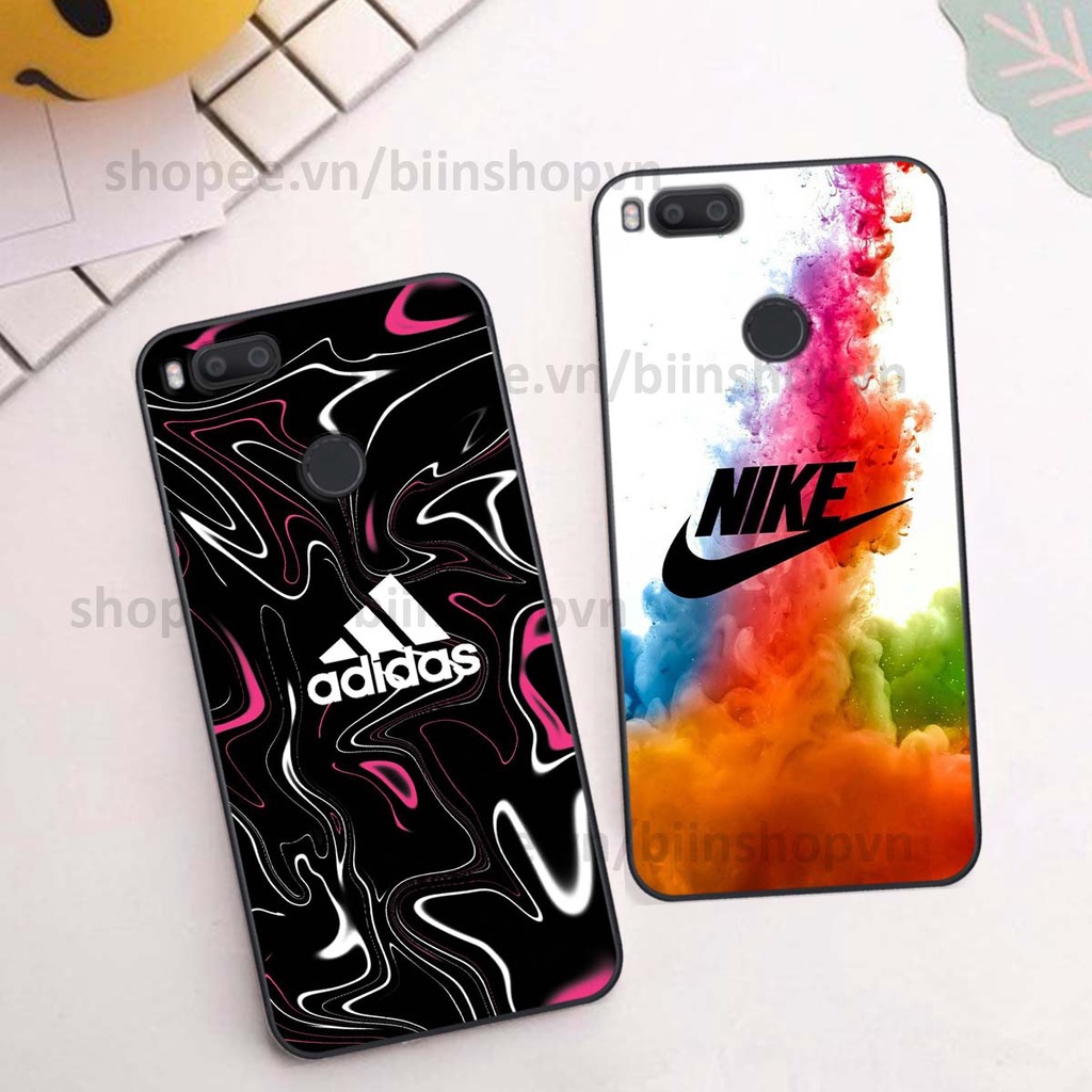 Ốp Xiaomi Mi A1 in hình thương hiệu nhiều màu sắc thể thao cá tính thời trang