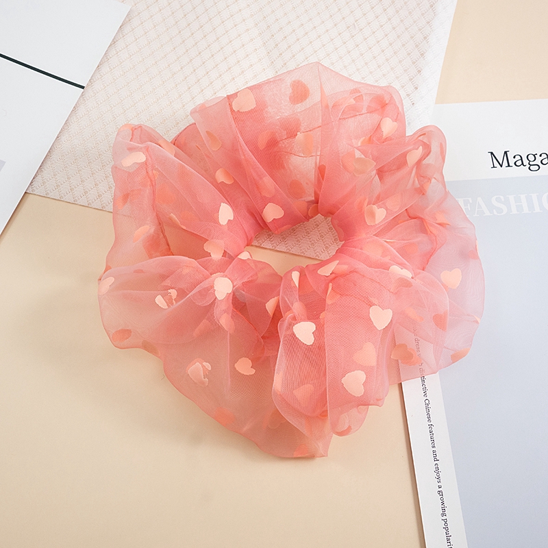 Dây Cột Tóc Họa Tiết Chấm Bi D060901