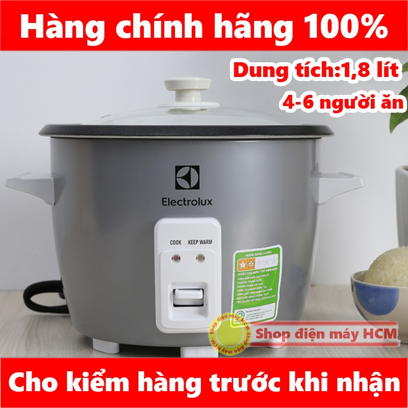 Nồi cơm điện Electrolux ERC1800 1,8 lít[Hàng chính hãng]