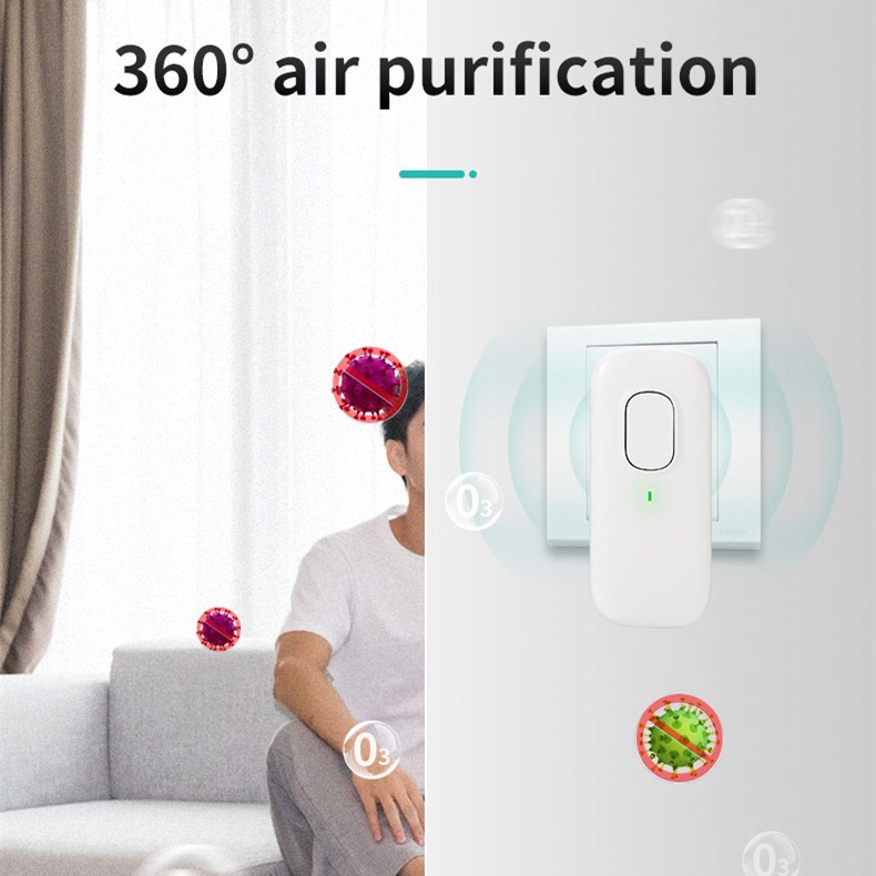 Máy lọc không khí ion âm, đuổi côn trùng, đuổi muỗi bằng sóng siêu âm, khử mùi nhà vệ sinh, mùi nấu bếp, mùi thuốc lá